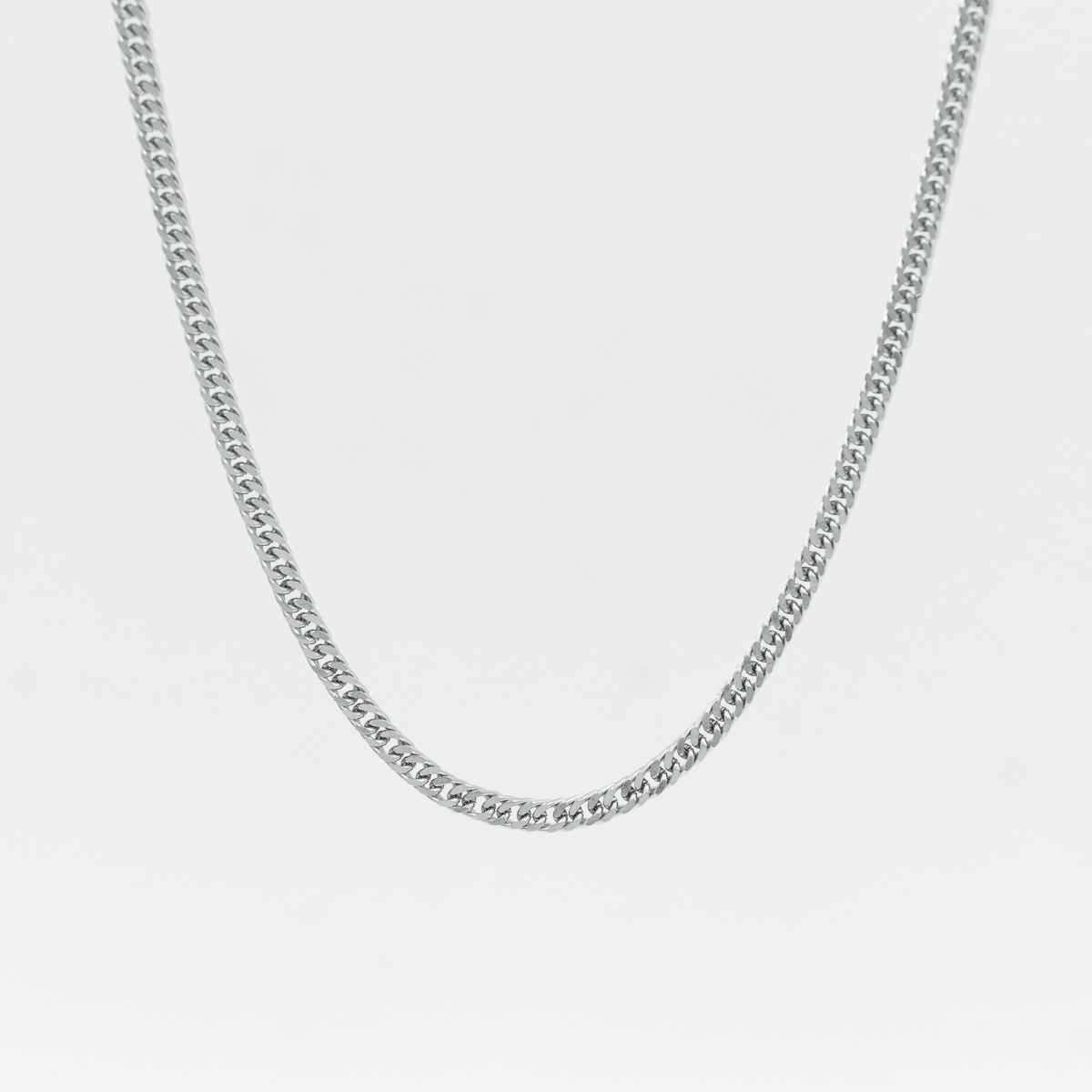 GENERICO - Cadena Collar microMalla Acero Inoxidable 60cm