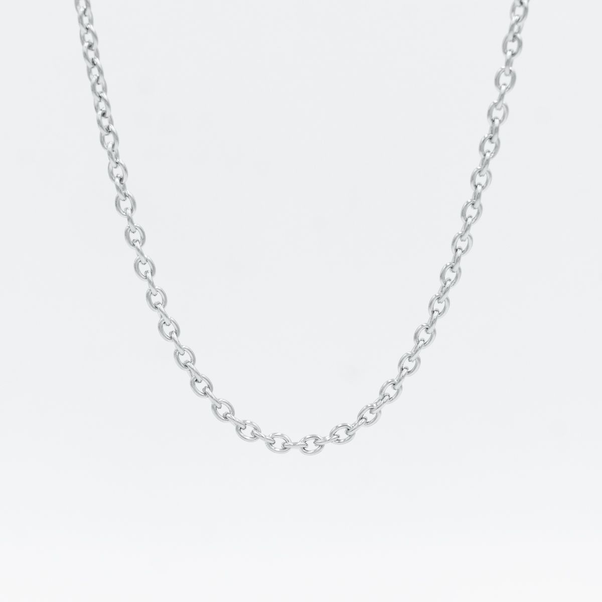 GENERICO - Collar Cadena Onda Acero Inoxidable 60cm