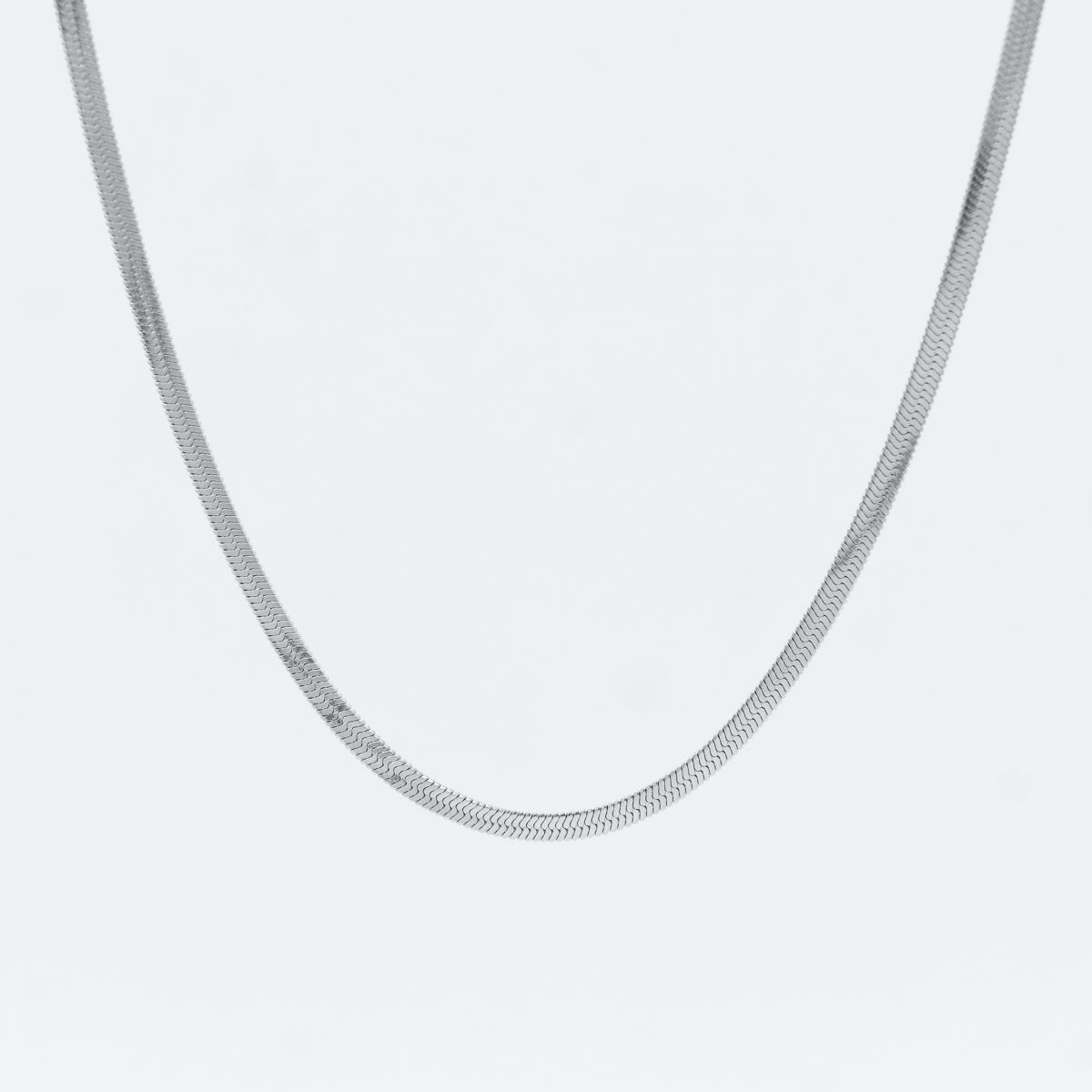 GENERICO - Collar Cadena Snake Acero Inoxidable 60cm