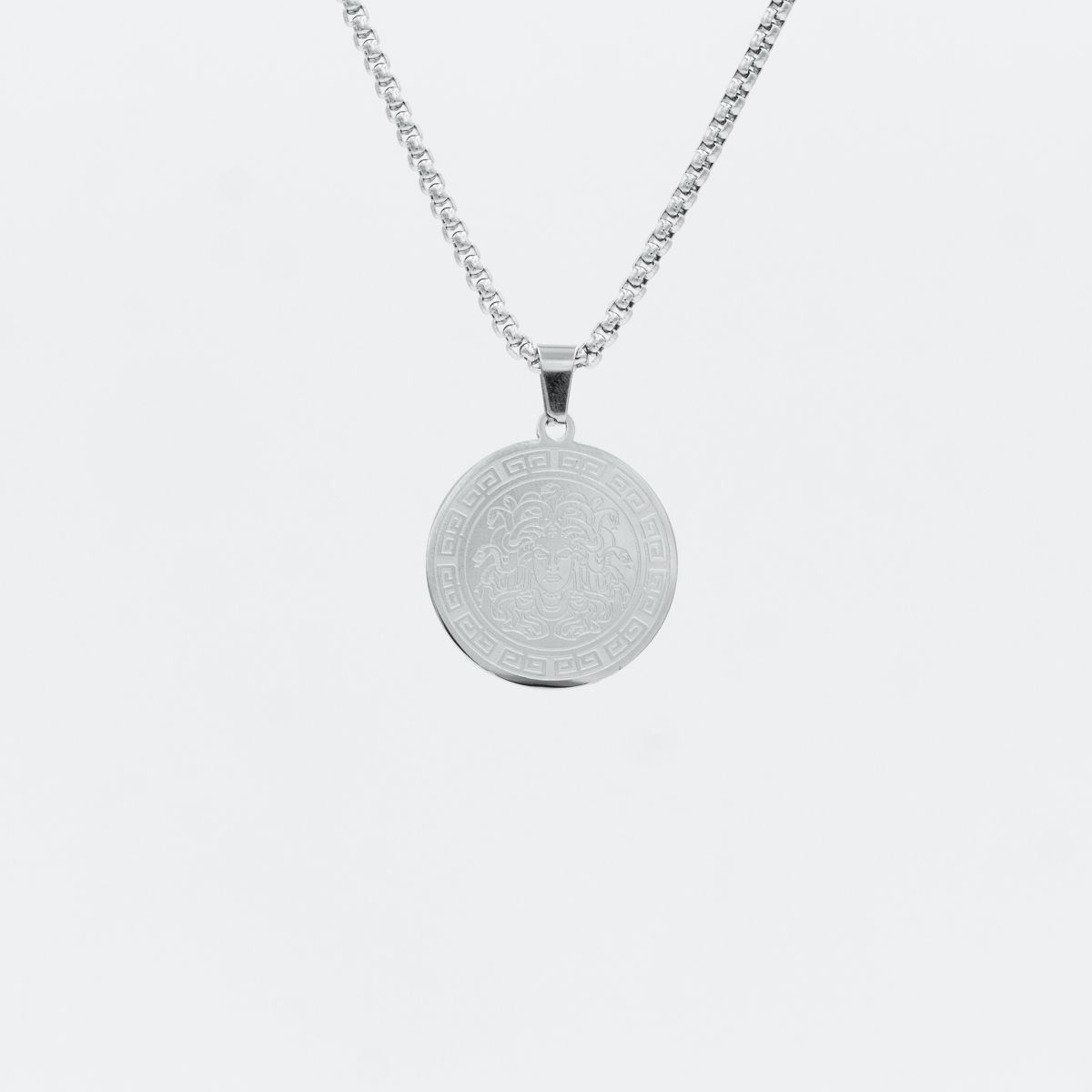 GENERICO - Collar Cadena Medusa Acero Inoxidable 60cm