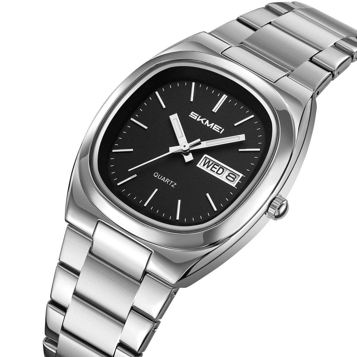 Skmei - Reloj Skmei 2420 Plateado Analógo Acero