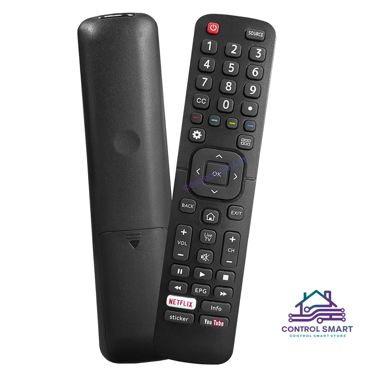 GENERICO - Control Remoto Compatible  Para Smart Tv BGH