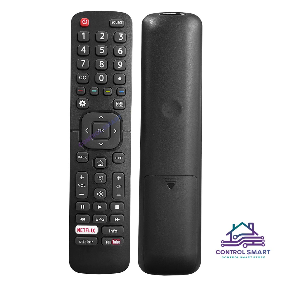 GENERICO - Control Remoto Compatible  Para Smart Tv BGH