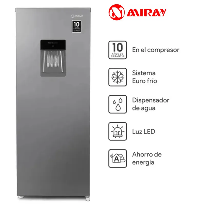 MIRAY - Refrigeradora Miray RM-184H Euro Frío 172 L