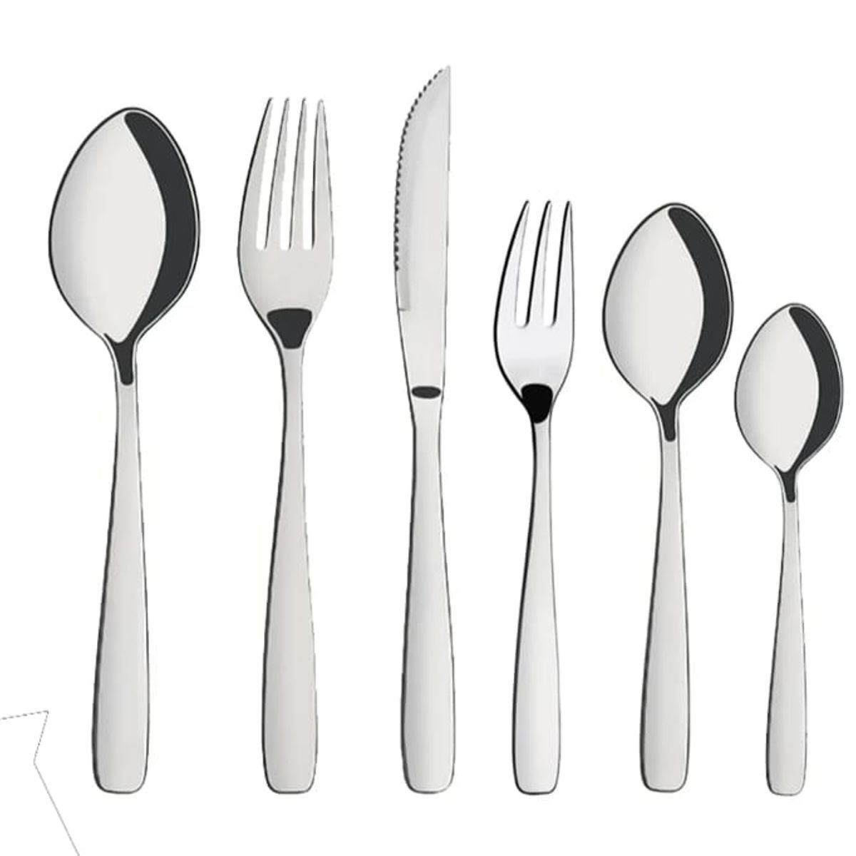 TRAMONTINA - SET DE CUBIERTOS 36  PIEZAS MOD AMAZONAS  ACERO INOX PARA 6 PERSONAS