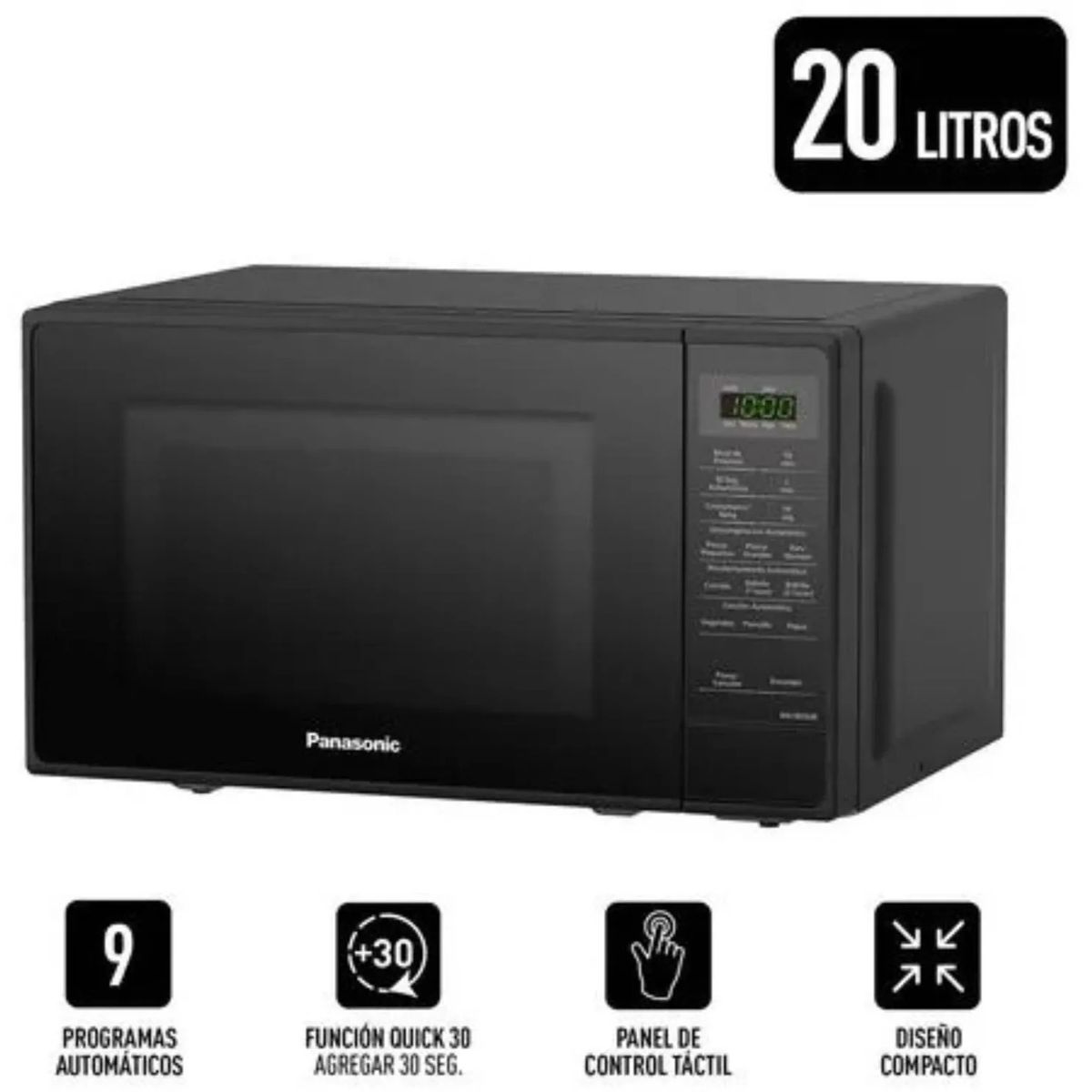 PANASONIC - HORNO MICROONDAS PANASONIC NN-SB25JB 20 LITROS