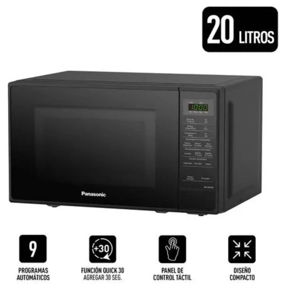 PANASONIC - HORNO MICROONDAS PANASONIC NN-SB25JB 20 LITROS