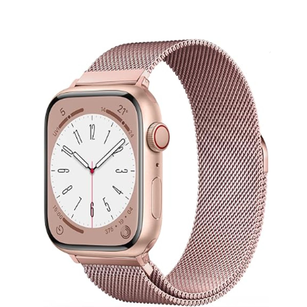 GENERICO - Correa Milanesa para Apple Watch 49mm - ROSADA