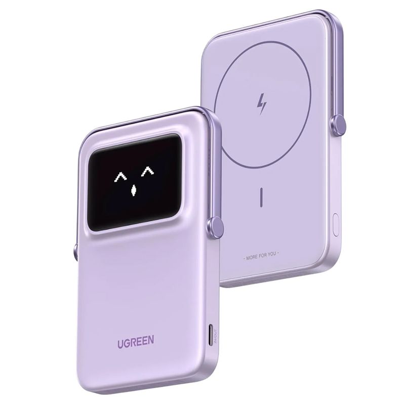 UGREEN - Power Bank Ugreen Pb572 Cargador Portátil USB-C 10000mah Lila