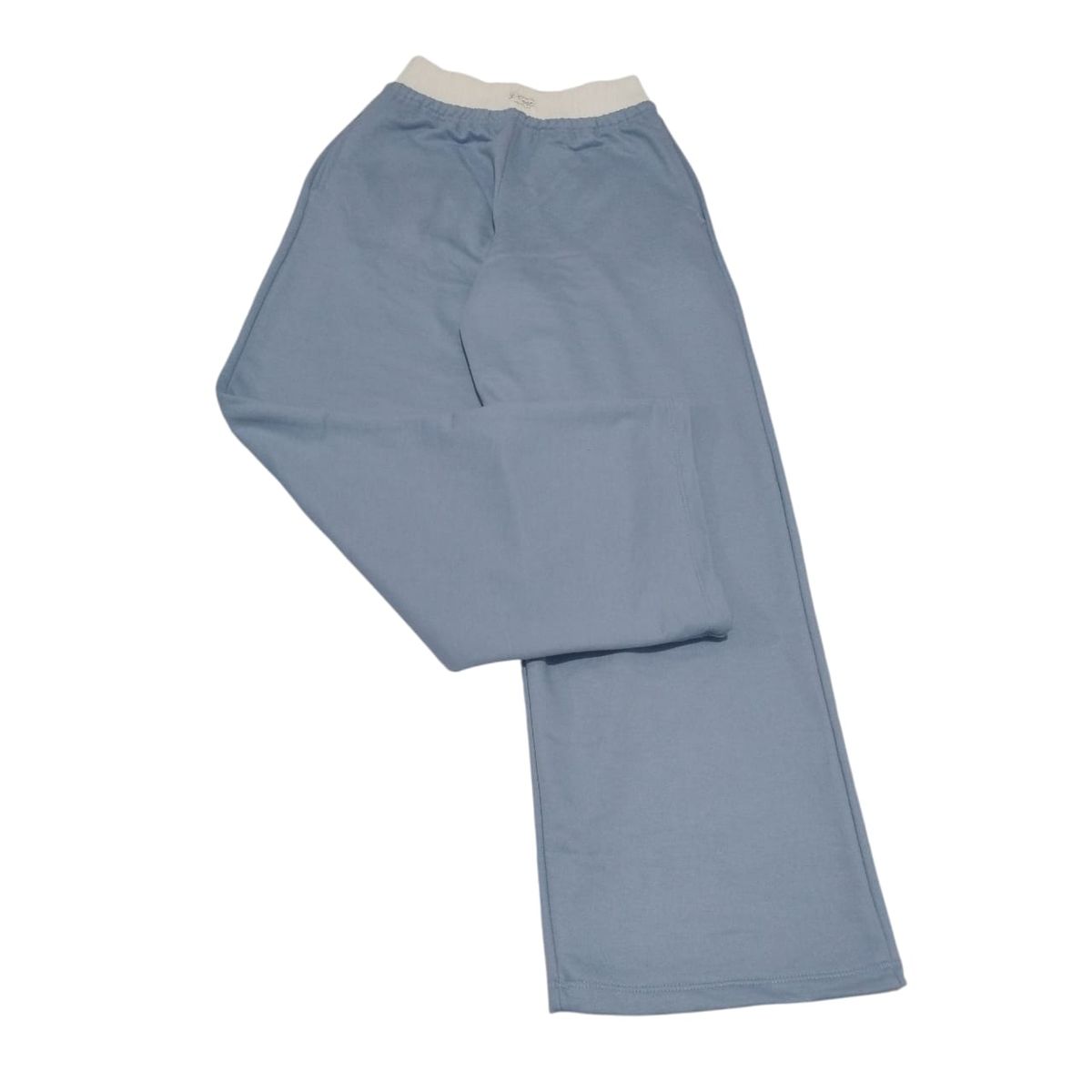 GENERICO - Pantalón palazo french terry mujer