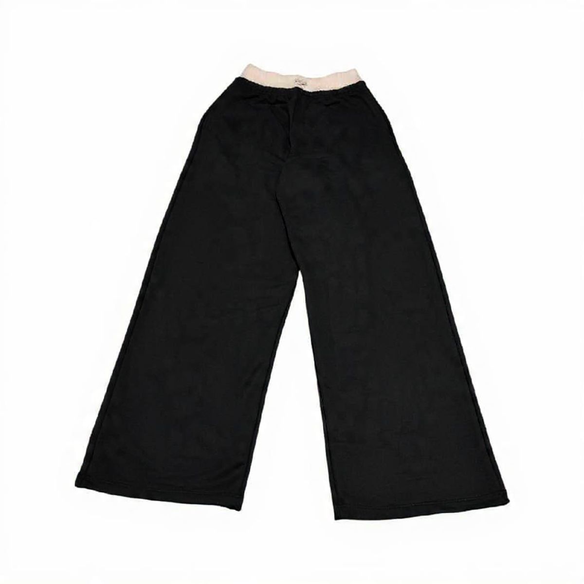 GENERICO - Pantalón palazo french terry mujer