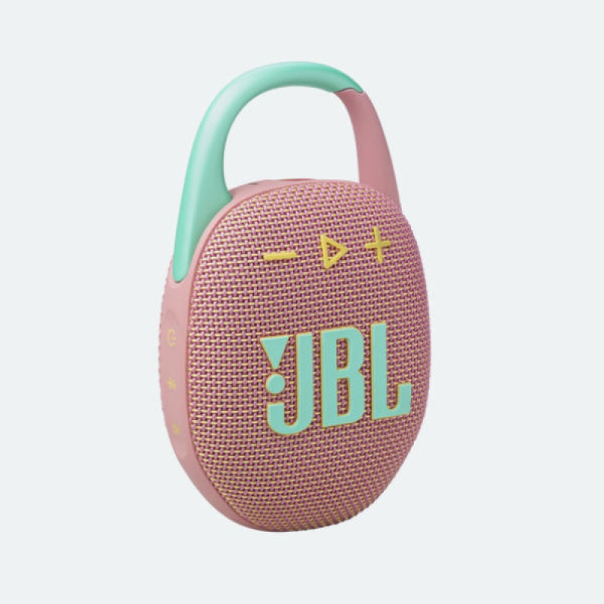 JBL - JBL Clip 5 Altavoz Bluetooth portátil resistente al agua con gancho Rosa