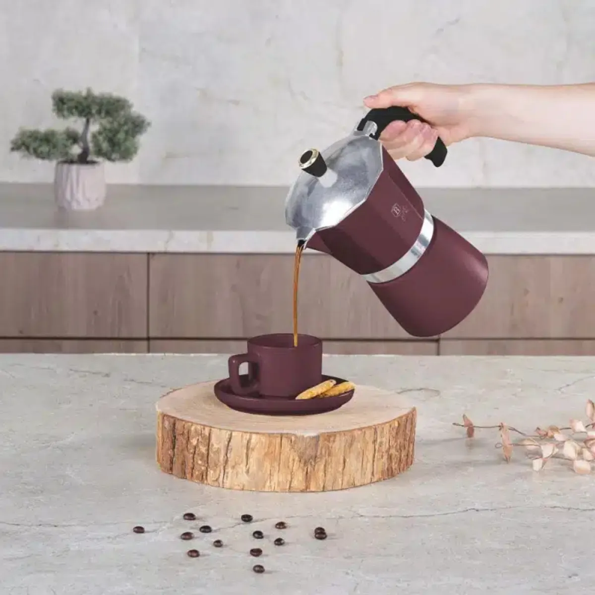 BERLINGER HAUS - Cafetera Moka Italiana Macchinetta 9