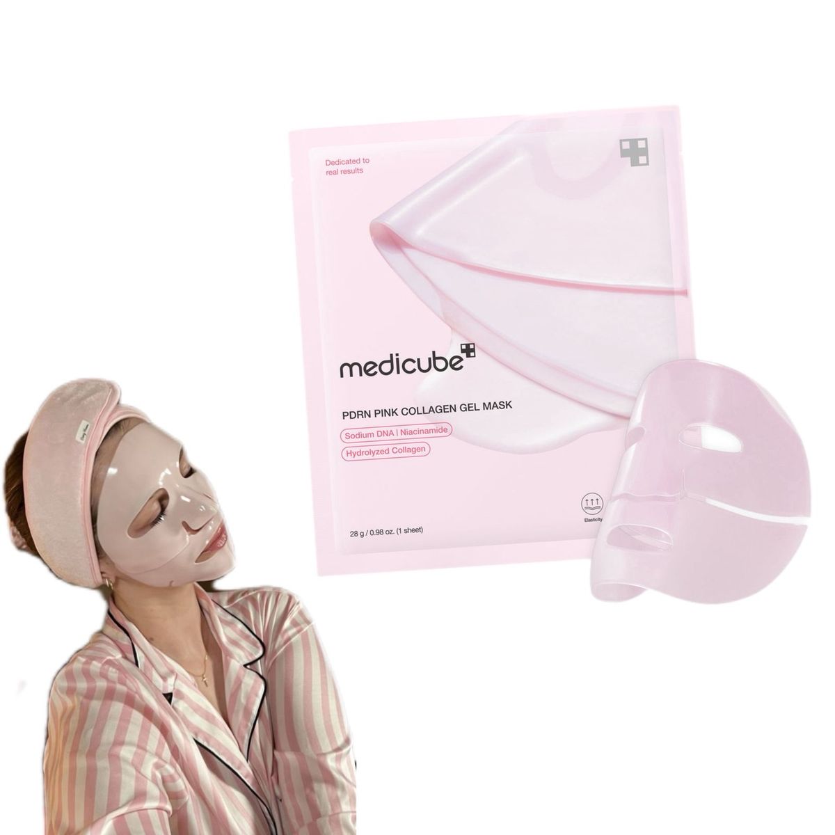 MEDICUBE - Salmon PDRN Pink Collagen Jelly Gel Mask - Medicube