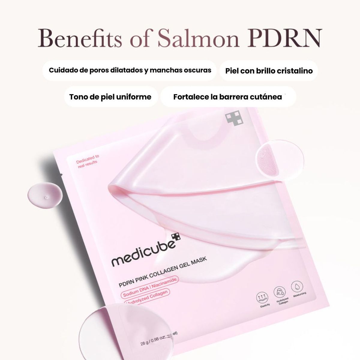 MEDICUBE - Salmon PDRN Pink Collagen Jelly Gel Mask - Medicube