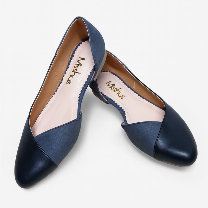 GENERICO - Balerinas Mujer Misshus Romy negro plomo