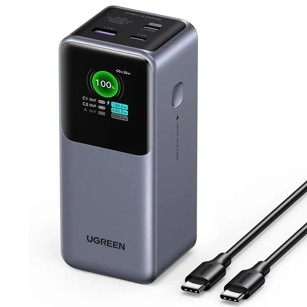 UGREEN - Power Bank Ugreen Nexode 20000Mah Carga Rapida 130W PB721