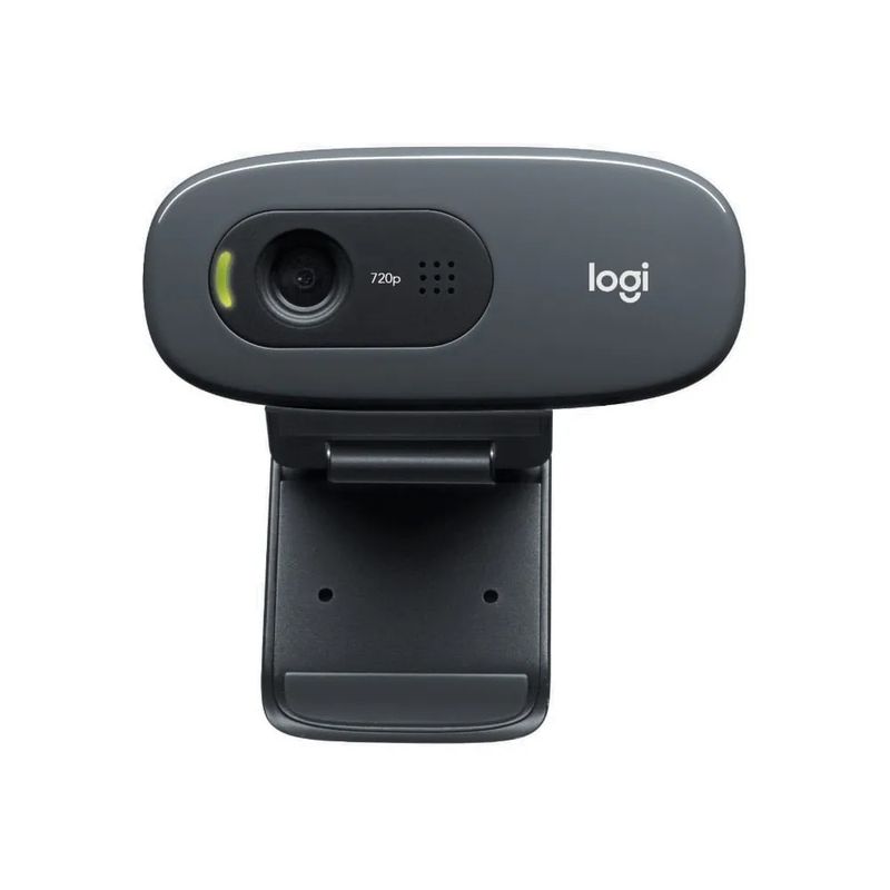 LOGITECH - Webcam Logitech C270 HD 720p con Vídeo Clara Enfoque Automático y Au