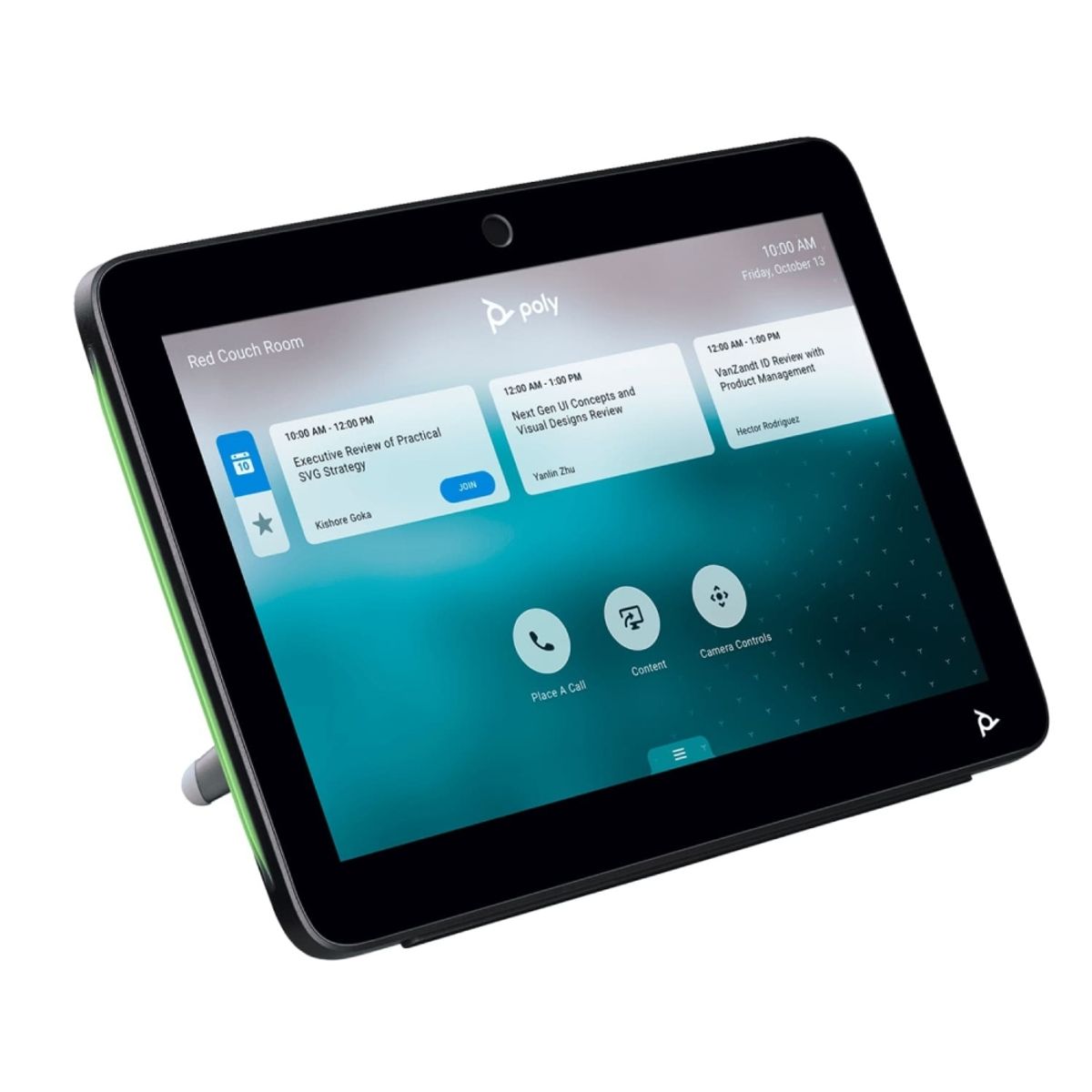 POLY - Controlador Táctil Poly Tc10, Conectividad Hdmi, Color Negro