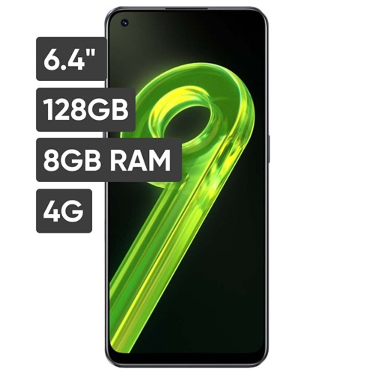 REALME - SMARTPHONE REALME 9 13GB RAM  8GB+ 5GB Ext Qualcom Snapdragon /Camara 108mp 33W NEGRO METEORITO