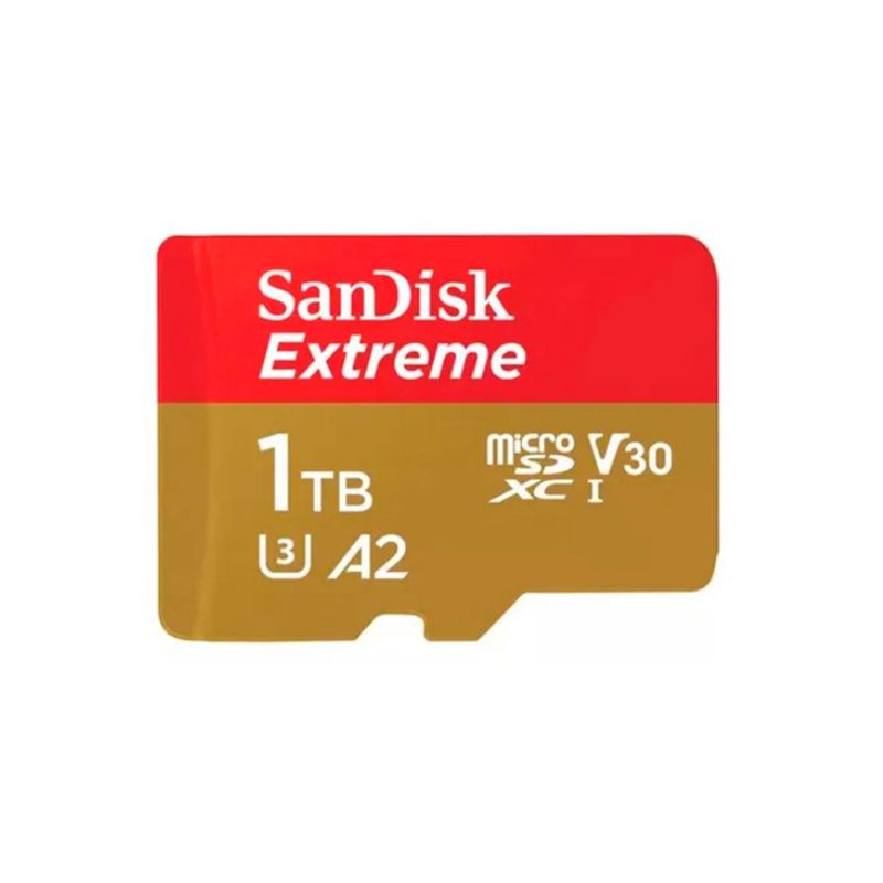 SANDISK - MEMORIA MICRO SD SANDISK EXTREME 1 TB 4K UHD 160MB DORADO PN 132293