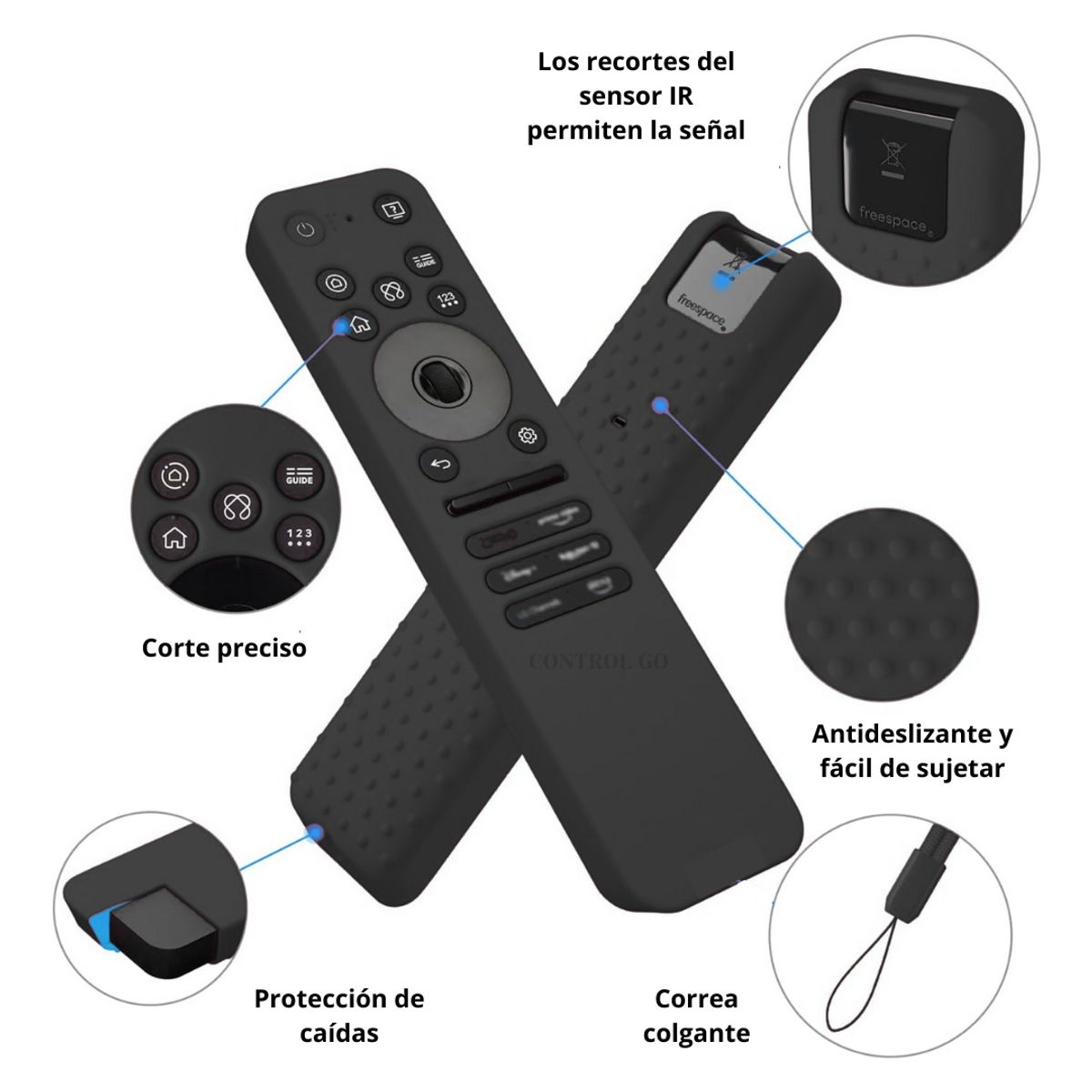 CASE - Funda Protector para Control LG Magic Mr25 - Vino