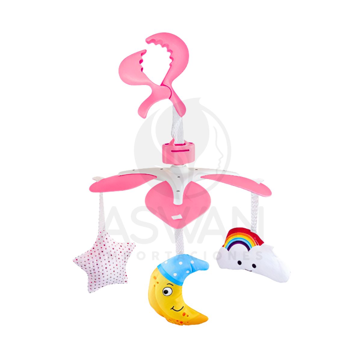 GENERICO - Móvil de Cuna Eco Baby Bedside Rosa