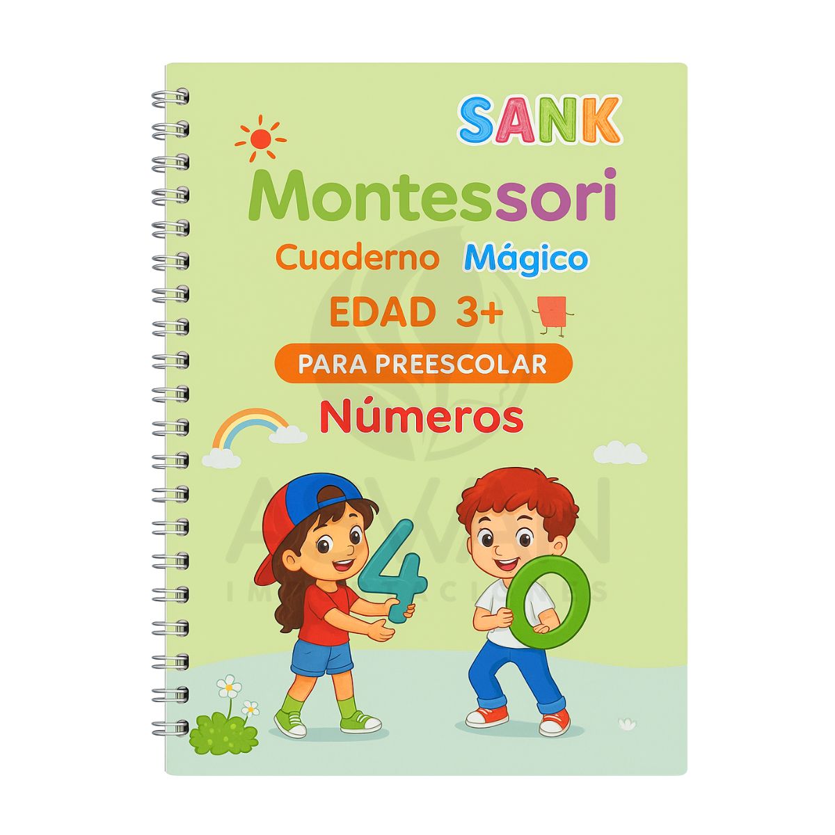 GENERICO - Cuaderno Mágico Montessori Preescolar Números