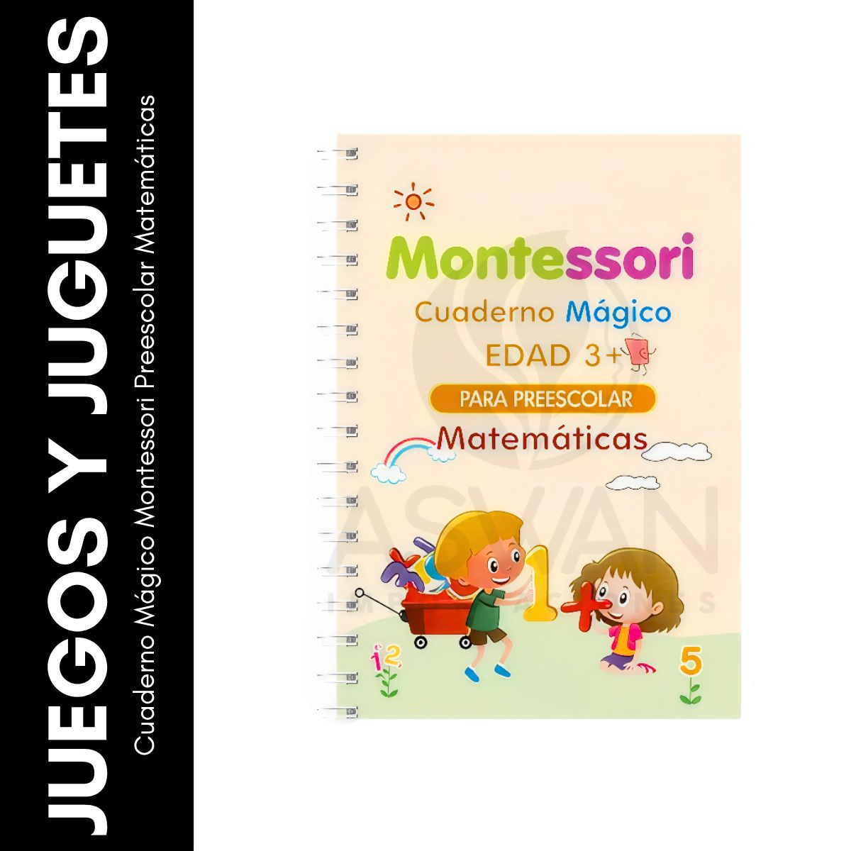 GENERICO - Cuaderno Mágico Montessori Preescolar Matemáticas