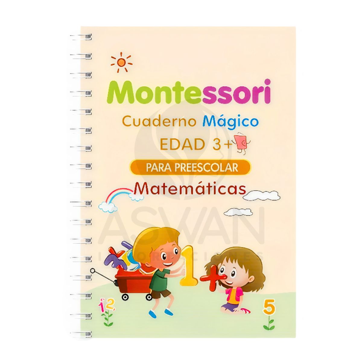 GENERICO - Cuaderno Mágico Montessori Preescolar Matemáticas