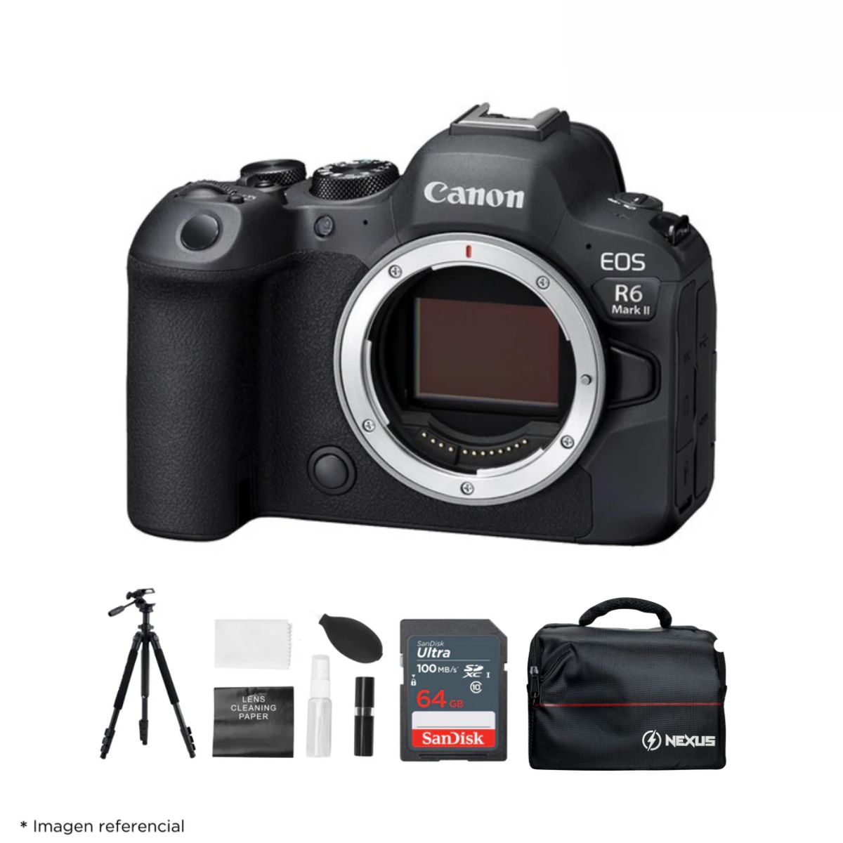 CANON - Cámara Canon EOS R6 Mark II Cuerpo Solo + Kit Ultimate