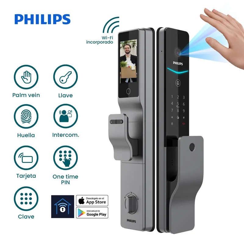 PHILIPS - CERRADURA DIGITAL PHILIPS 720 MVP-17HWS