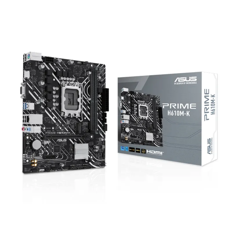 ASUS - Motherboard ASUS PRIME H610M-K Micro ATX LGA1700 con Chipset Intel H6