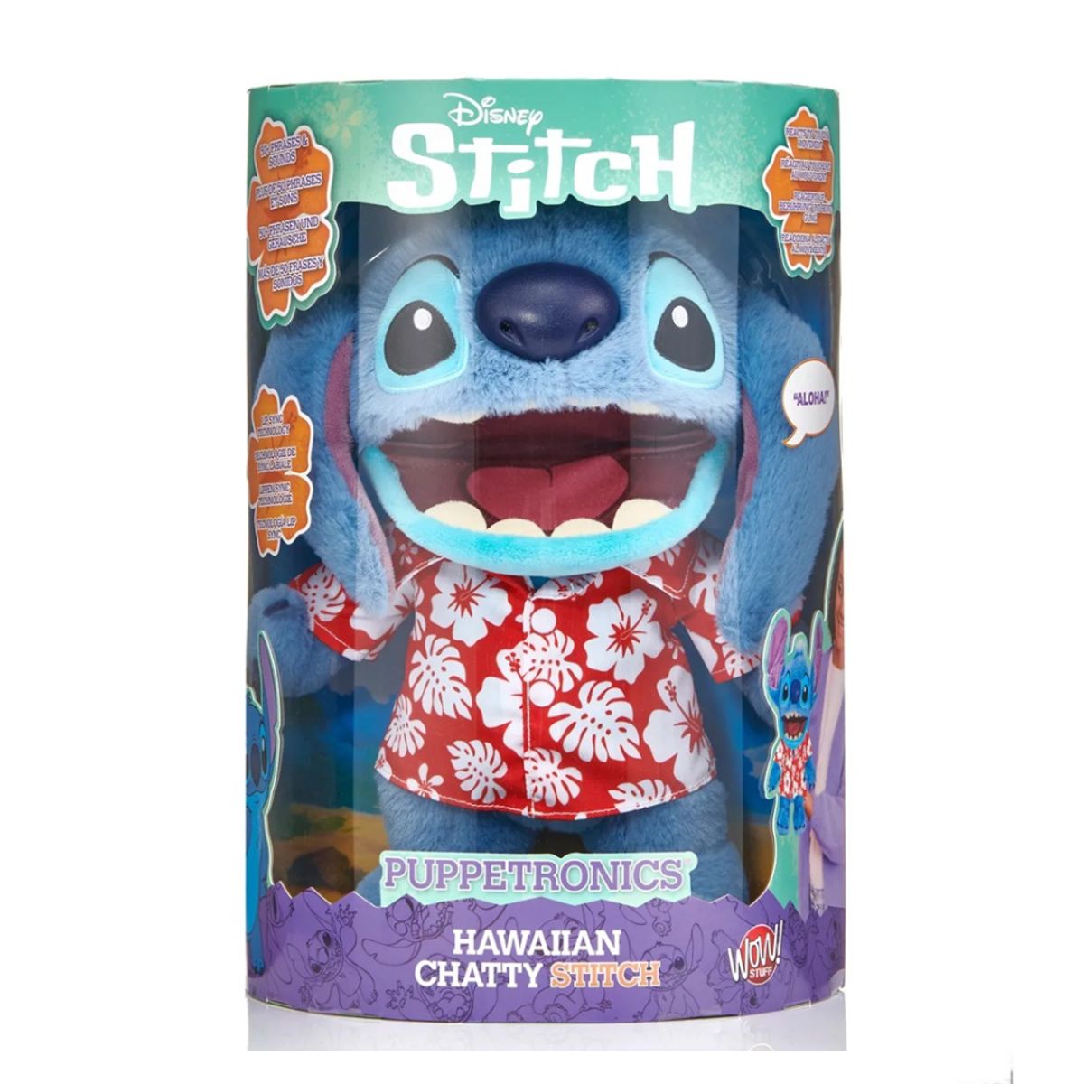 DISNEY BABY - Disney Stitch Hawaiian Chatty Stitch +50 Frases y Sonidos