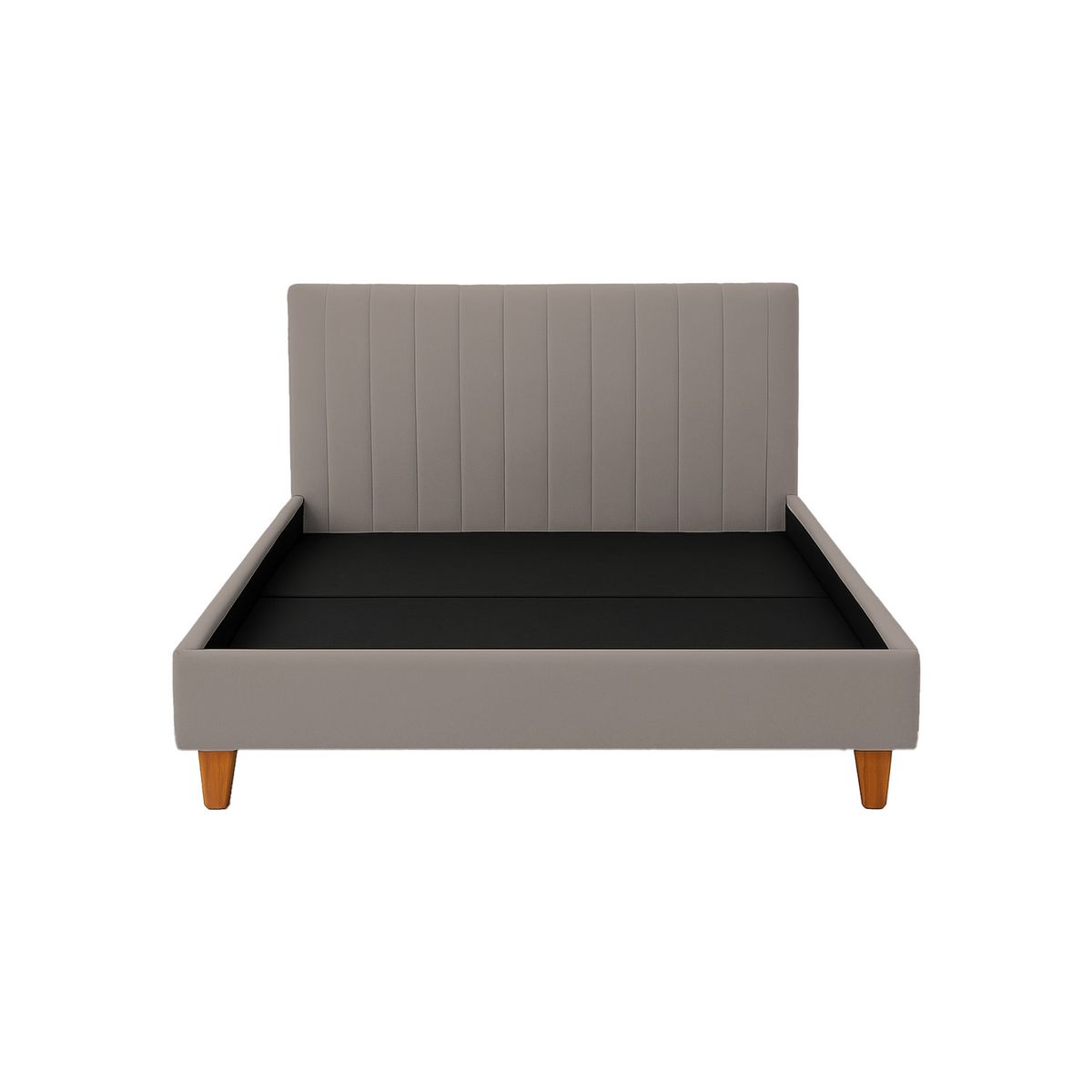 MUEBLES MACRUMO - Cama tapizada Vanesa - 15plz Beige oscuro