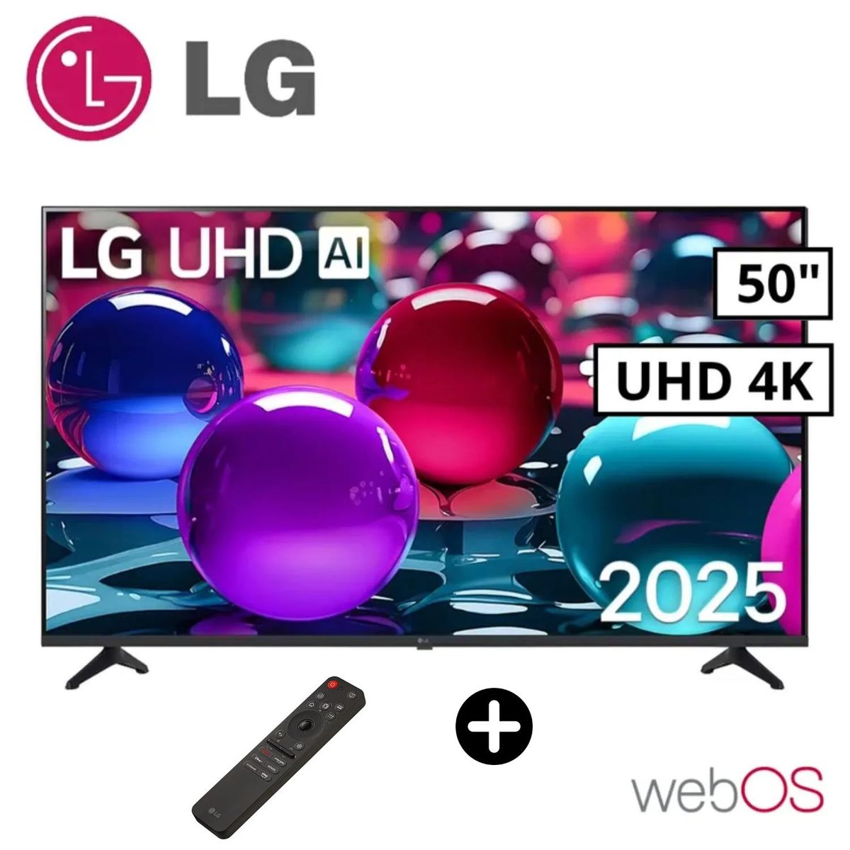 LG - Televisor LG 50 Uhd 4K THINQ Ai 50Ua7300Psb Smart Tv 2025
