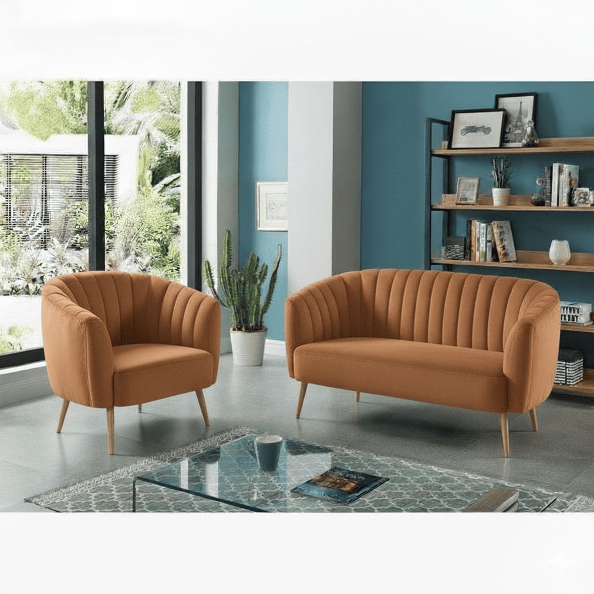 GENERICO - SOFÁ 2,1 CUERPOS COBAL