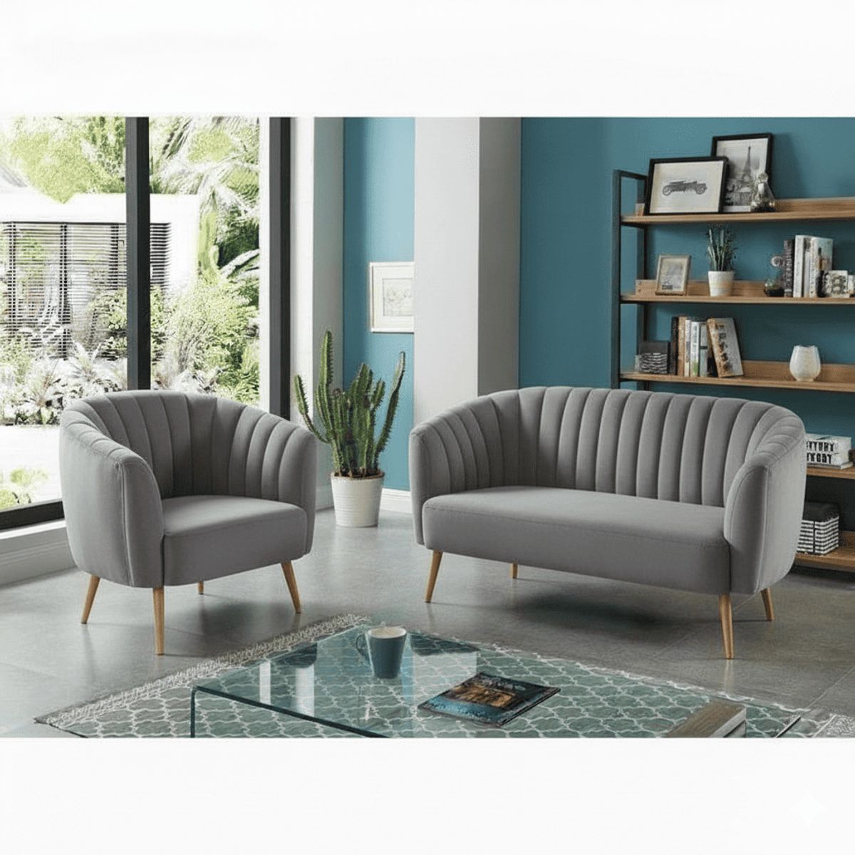 GENERICO - SOFÁ 2,1 CUERPOS COBAL