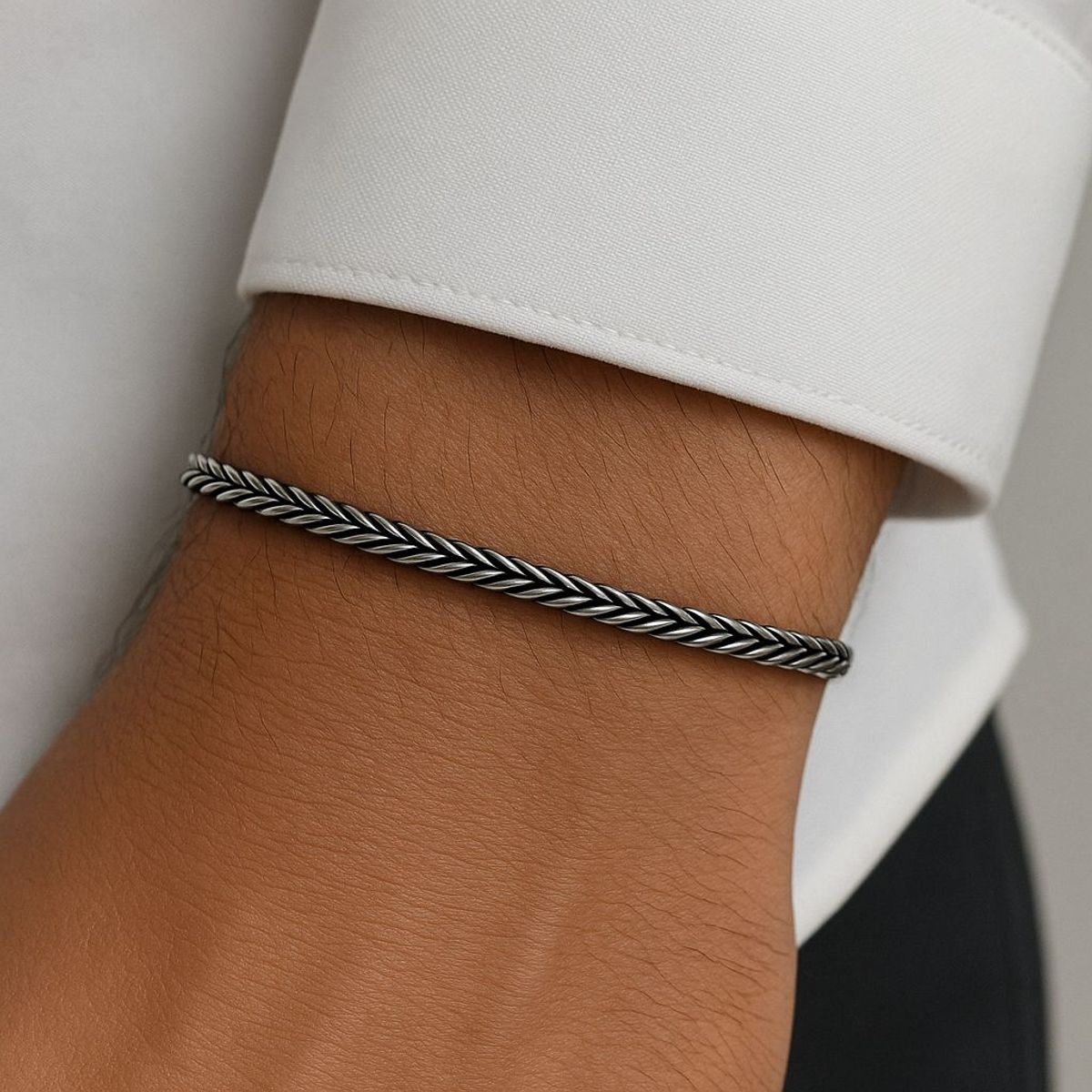 JOYERIA D'PILMER - PULSERA DE PLATA ESPIGA