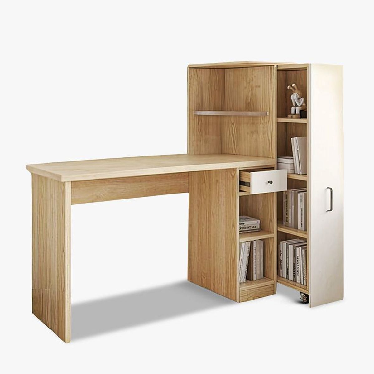 DIBA MUEBLES - Escritorio Moderno con Estante Gus DIBA Muebles