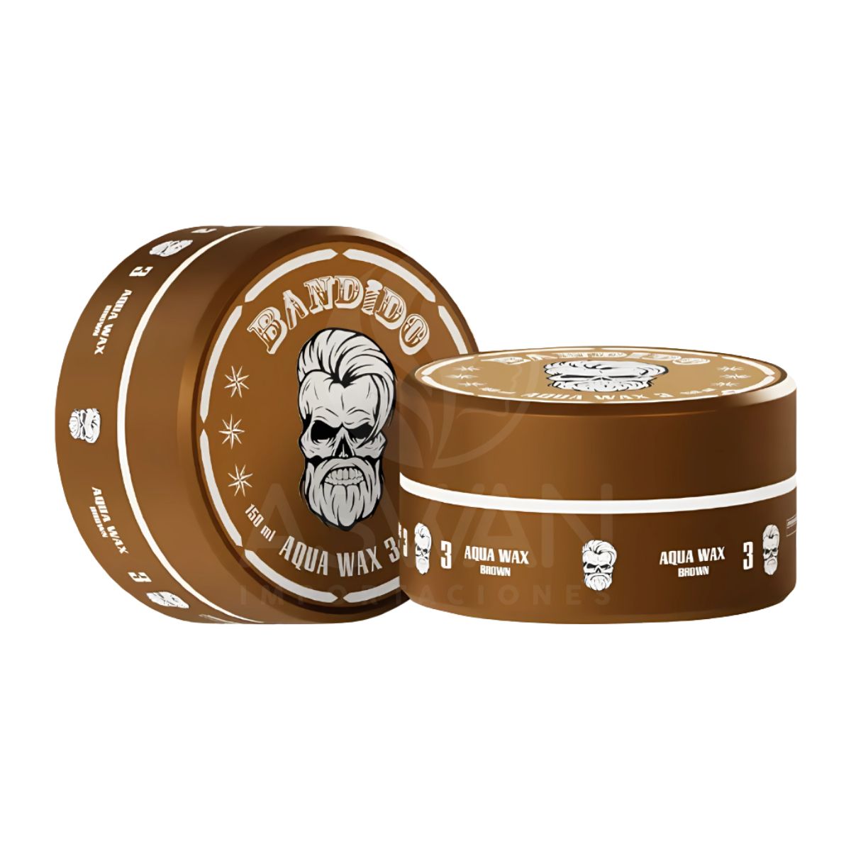 GENERICO - Cera De Cabello 03 Marrón Fijación Extrema 150 ml - BANDIDO