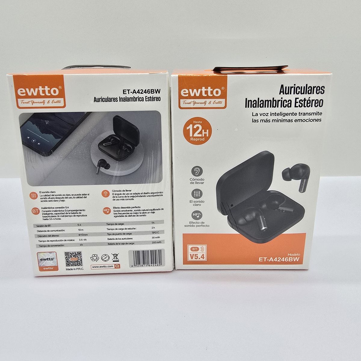 EWTTO - AUDIFONO BT EWTTO INALAMBRICA ESTEREO 12 HORAS V5.4
