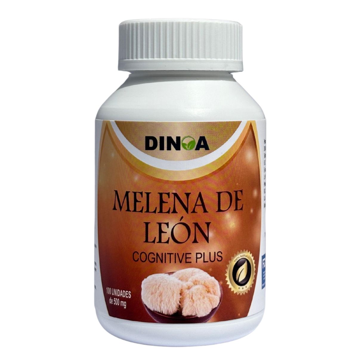 DINOA - Melena de Leon Cápsulas x 100 Dinoa- Bienestar -Concentración- Salud cerebral