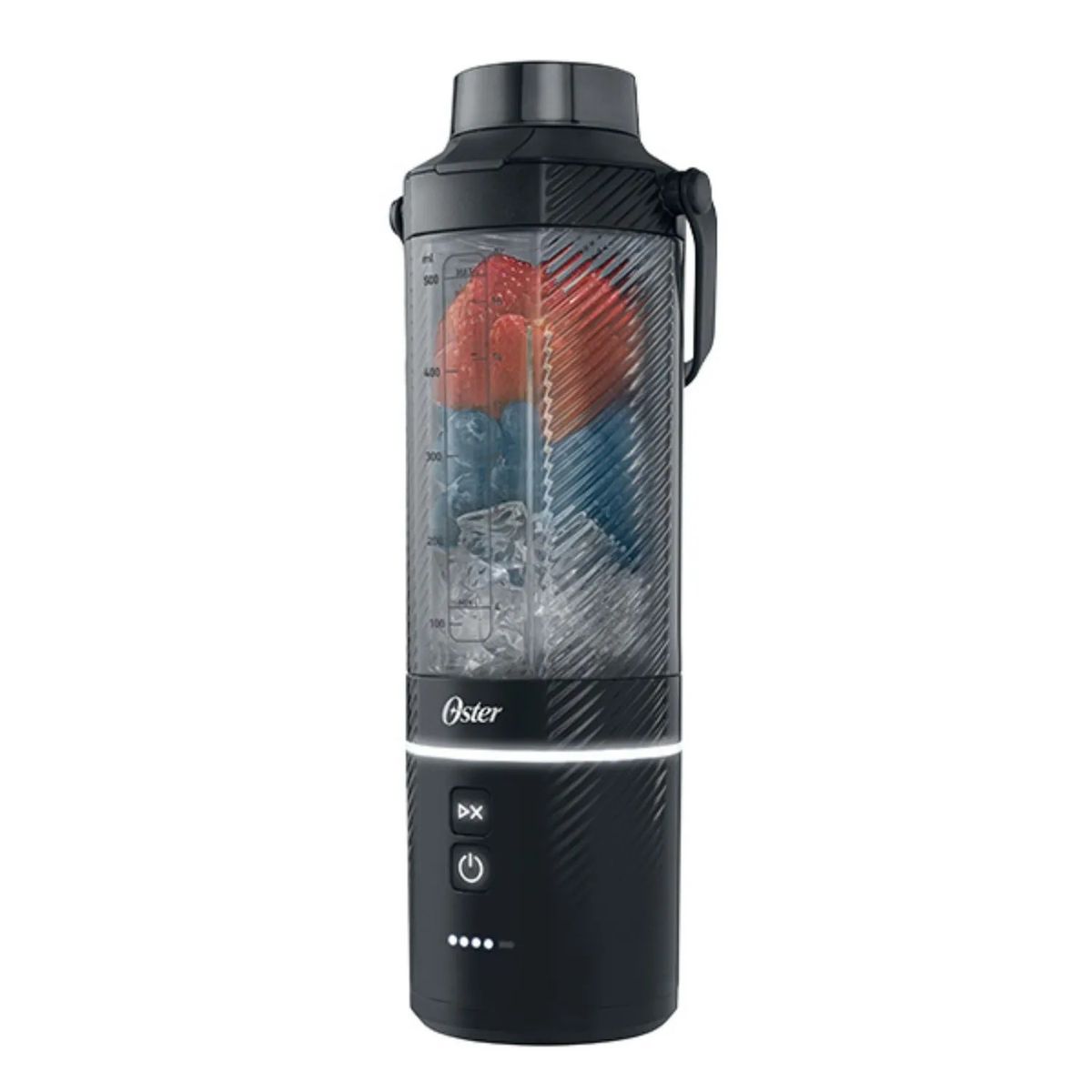 OSTER - Licuadora Portátil Oster GoMAX, 590 ml , para Smoothies, Negro, BLSTGFP-B20