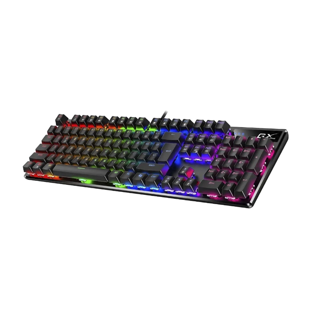 GENIUS - Teclado Mecánico Gaming Genius Gx Scorpion K12 Rgb Led Usb - Switches Marrones, Negro Comp