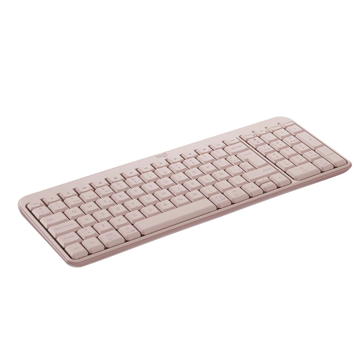 LOGITECH - Teclado Logitech K250 Bluetooth Compacto En Rosa - Estilo Y Comodidad Para Tu Espacio