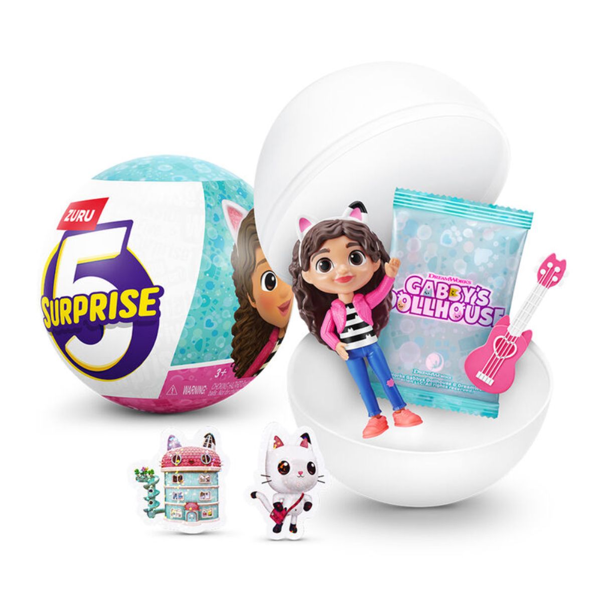 ZURU - 5 Surprise Capsula Sorpresa Mini Figura Gabby's Dollhouse