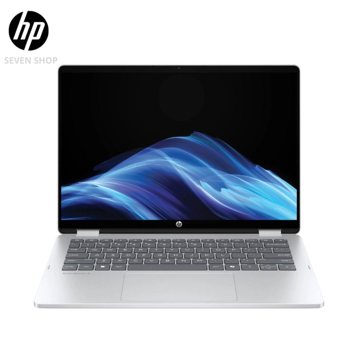 HP - Laptop HP OmniBook 5 Flip 14-FP0023DX  Intel Core 7 150U 16GB RAM 512GB SSD 14"  2K Touch - Silver