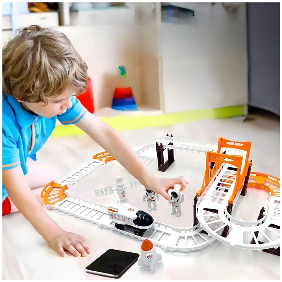 INSPIRA MARKET - Pista de carrera estacional juguete niños coche