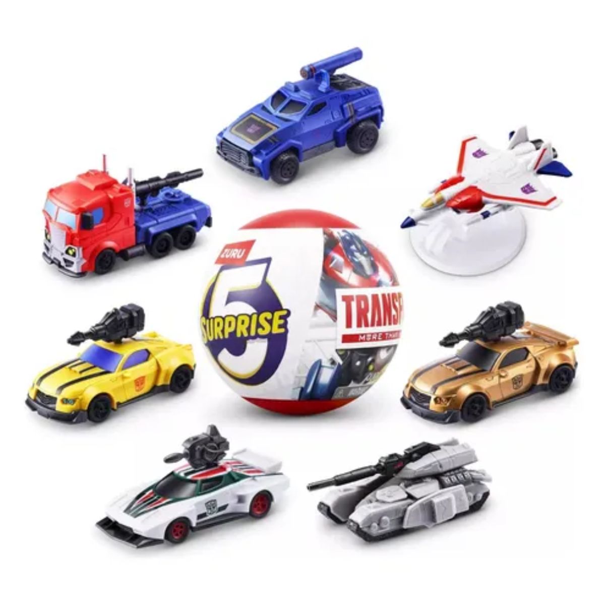 ZURU - 5 Surprise Capsula Sorpresa Mini Figura Transformers Serie 1
